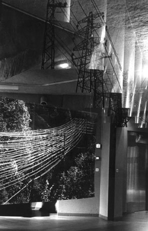 installation photographique au Musée Hydrelec, commande de création pour les 50 ans d´EDF sur sa mémoire industrielle